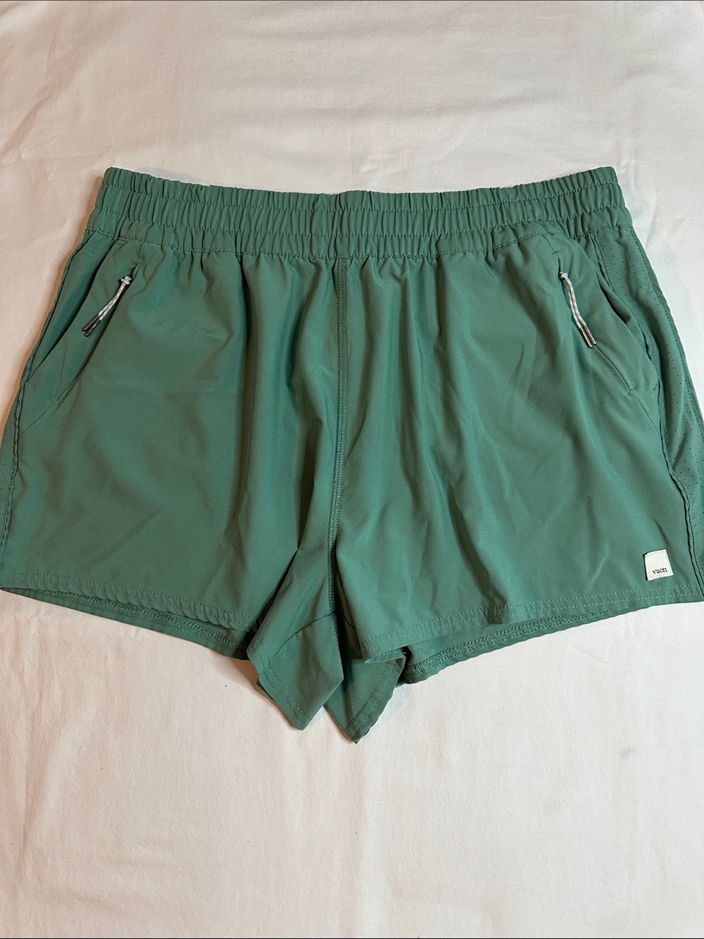 Vuori Green Athletic Shorts